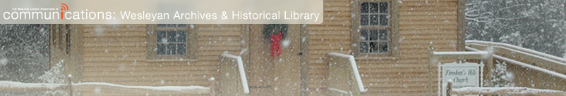 Department of Communications: Wesleyan Archives & Historical Library